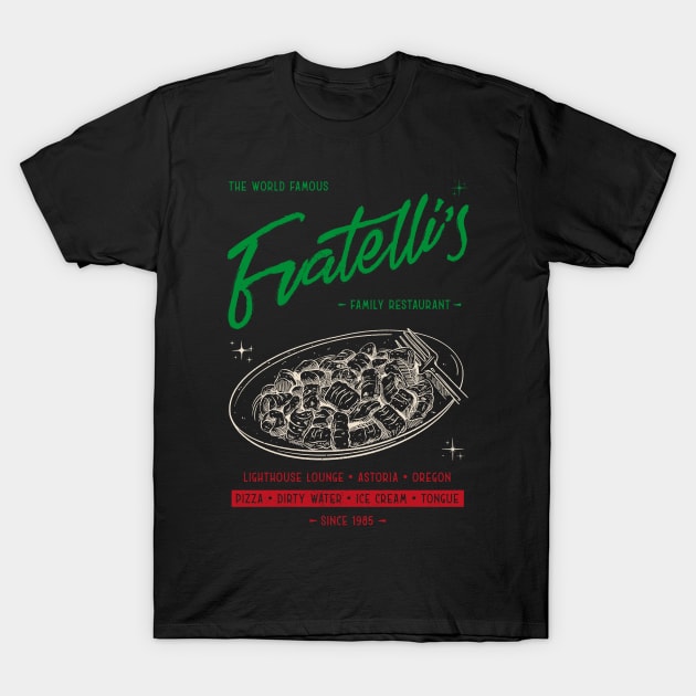 Fratelli's Restaurant v2 T-Shirt by Hataka